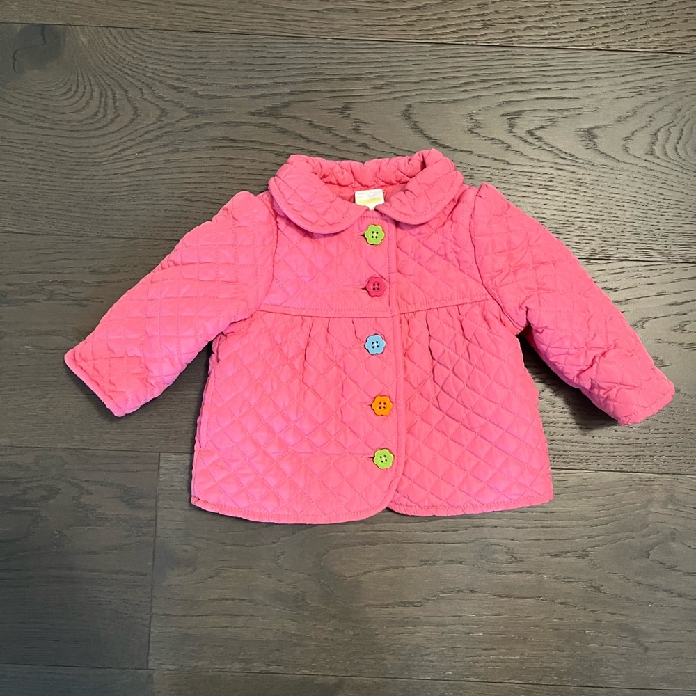 Gymboree pink baby girl spring jacket